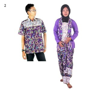 Couple Batik Sarimbit Setelan Kutubaru Rok Lilit Rara