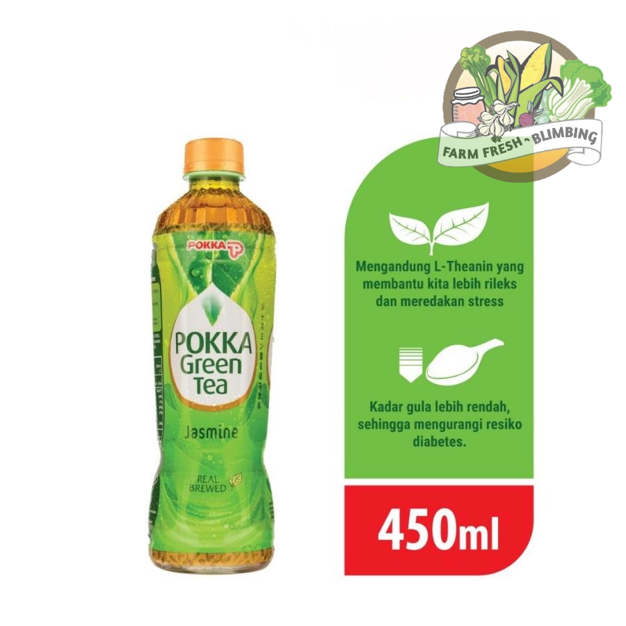 

POKKA JASMINE GREEN TEA BTL 450 ML