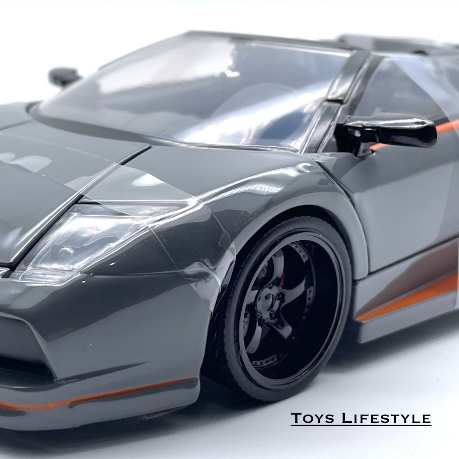 Mobil Jada Diecast Lamborghini Murcielago Roadster Skala 1:24