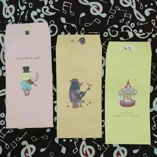 

Amplop Angpao - motif musik (dijual satuan) untuk koleksi