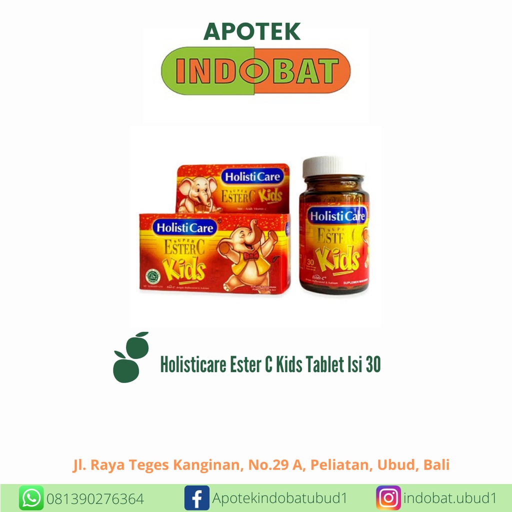 Holisticare Ester C Kids Isi 30