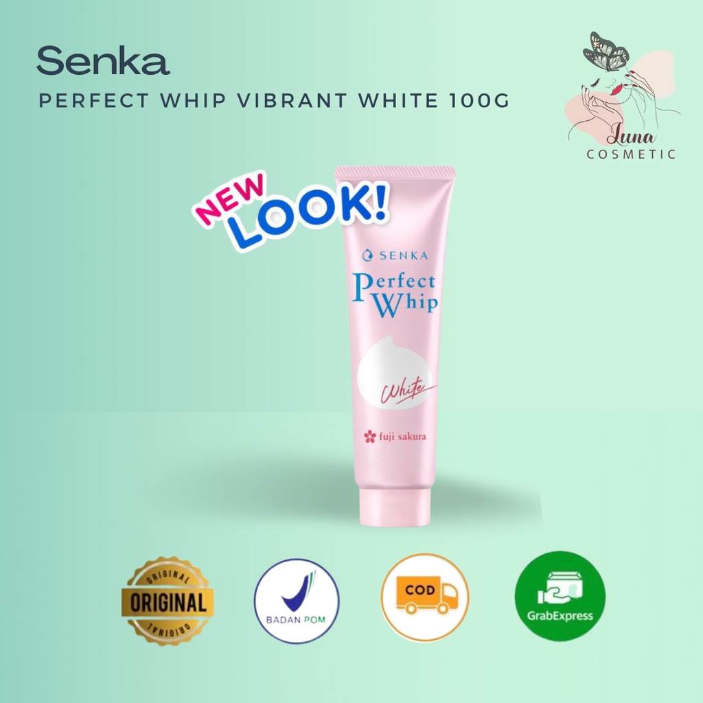 SENKA Perfect Whip Vibrant White Facial Foam 100g 50gr