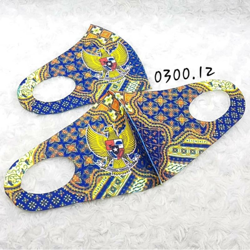 masker scuba batik