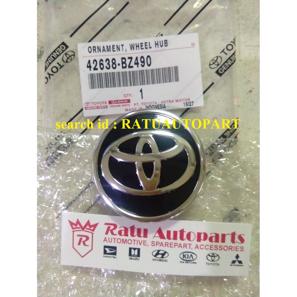 DOP RODA VELG ornament whell hub TOYOTA CALYA Axia Agya Raize Wigo Sienta
