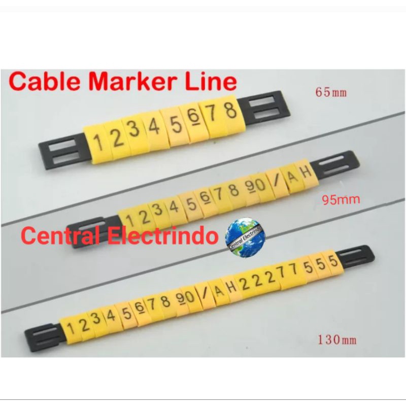 Marker Strip EWIG MS-65 Untuk Label Kabel.