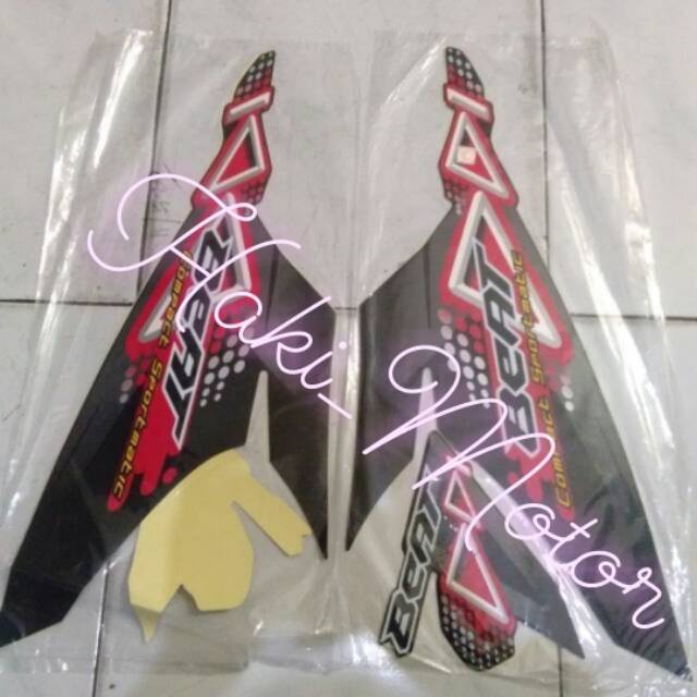 STRIPING/STIKER BEAT KARBU HITAM