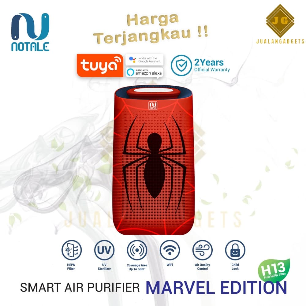 Notale Air Purifier with Hepa 13 Filter UVC Sterilizer 50m2 - limited