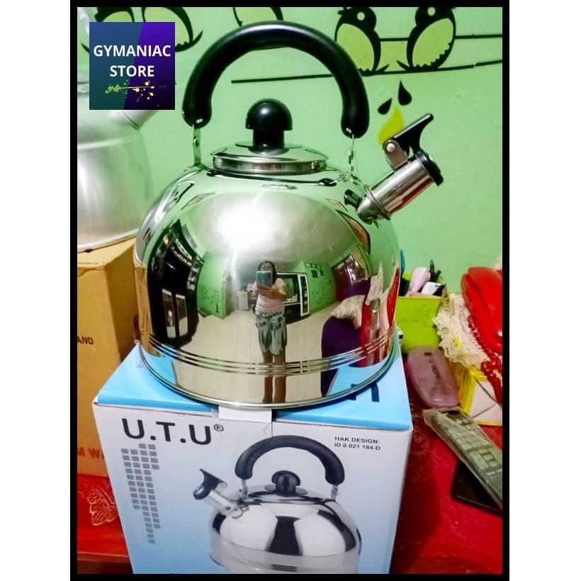 UTU HK 04 NE 7 Liter - Teko Bunyi Stainless / Teko Masak Air 7 Liter / Kettle Masak