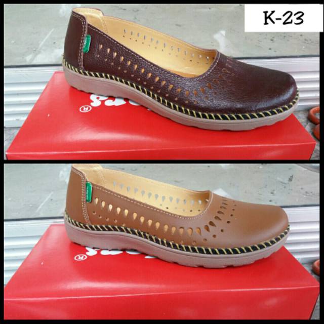Sepatu wanita  kulit asli 100% Kickers
