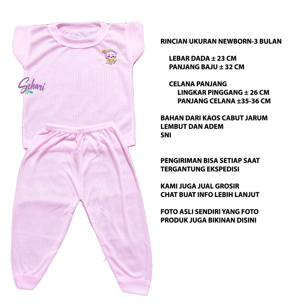 4 STEL- stelan panjang bayi newborn SNI