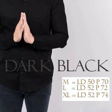 ♛ kemeja shanghai pria tanpa kerah / kemeja shanghai lengan panjang / kemeja shanghai polos ✹