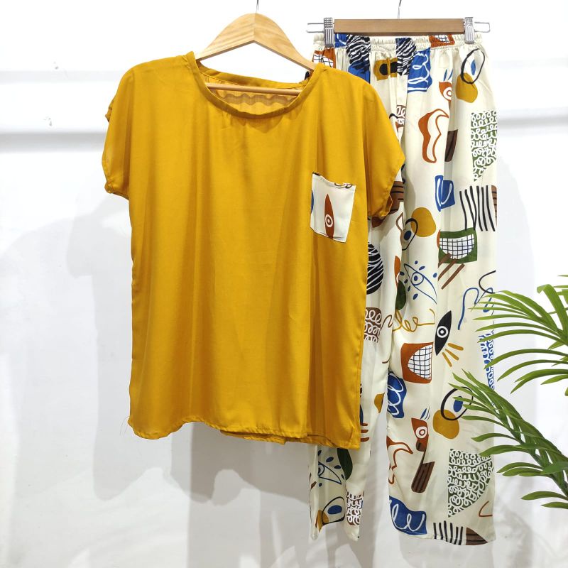 BABYDOLL RAYON PANJANG| BABYDOLL MURAH | BAJU RUMAHAN-Panjang 18