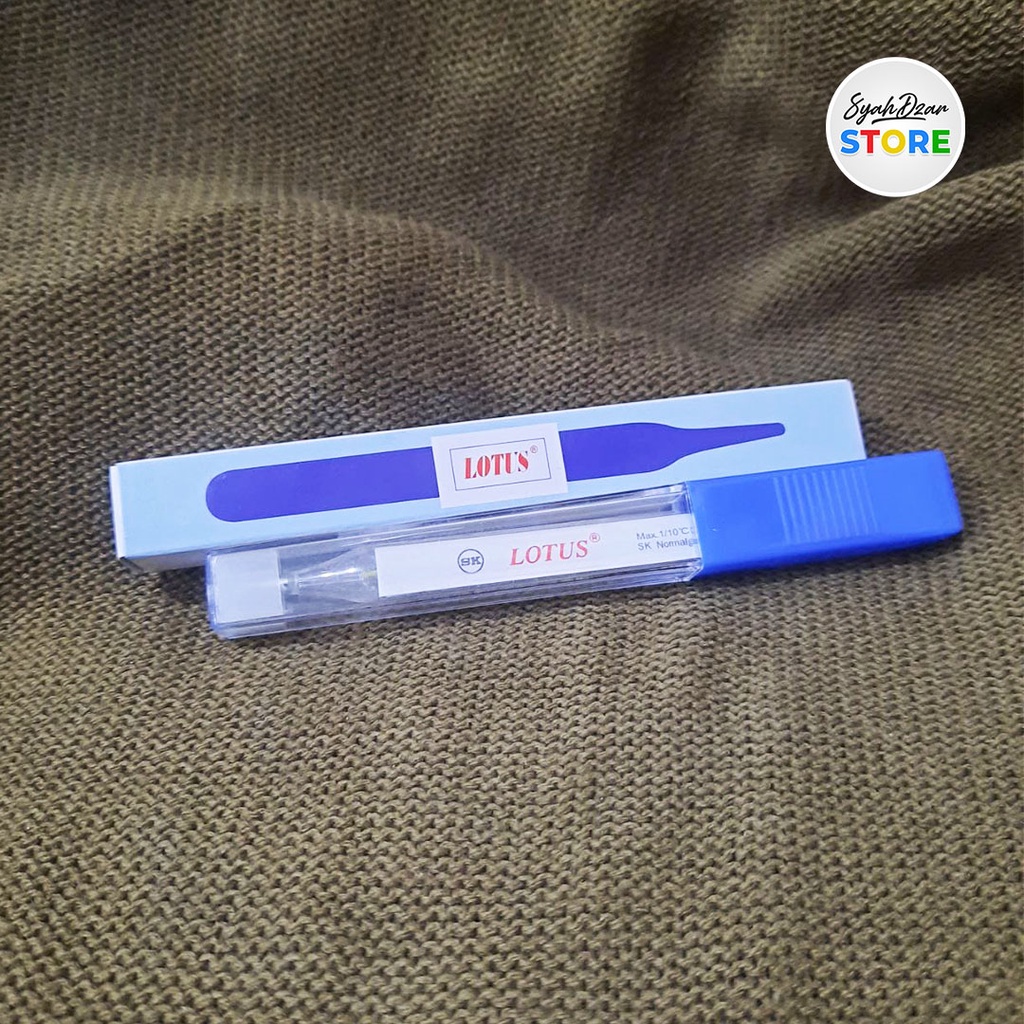 Termometer Air Raksa Lotus | Termometer Badan Manual | Thermometer
