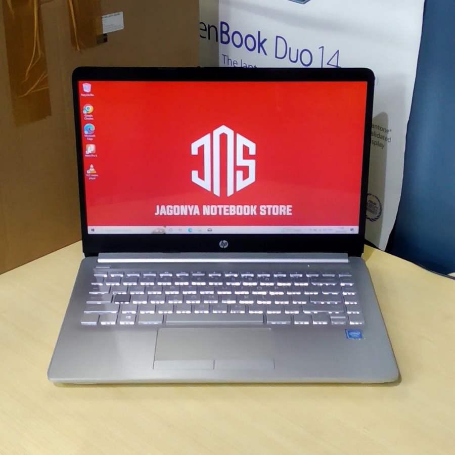 HP 14s CF1051TU Celeron N4205U RAM 4 SSD 256 Layar 14 HD Slim Stylish