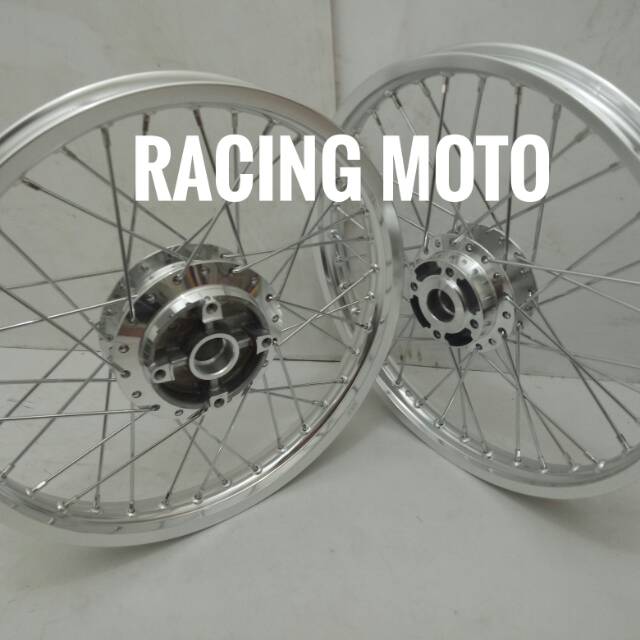 SEPAKET VELG TDR MOTOR SONIC150-SUPRA X125 RING17X140-160 TERUS VELG UDAH RAKIT DAN WARNA BISA REQ