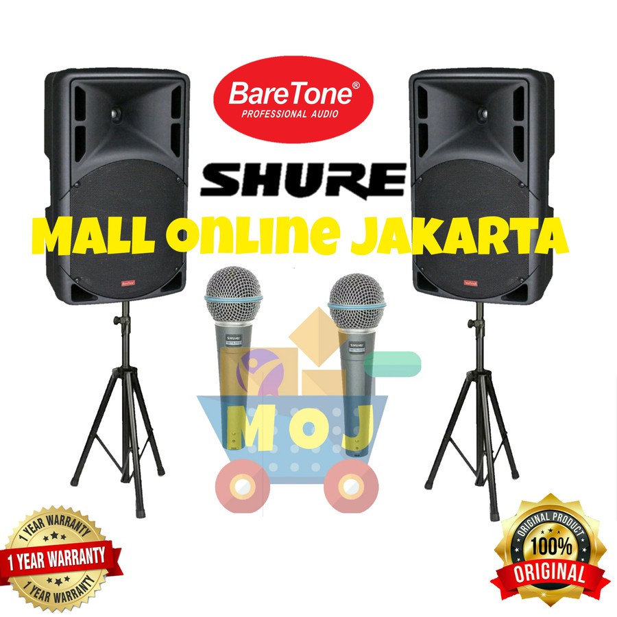 Speaker Aktif Baretone max 15rae 15 inch aktiv max 15 rae Original