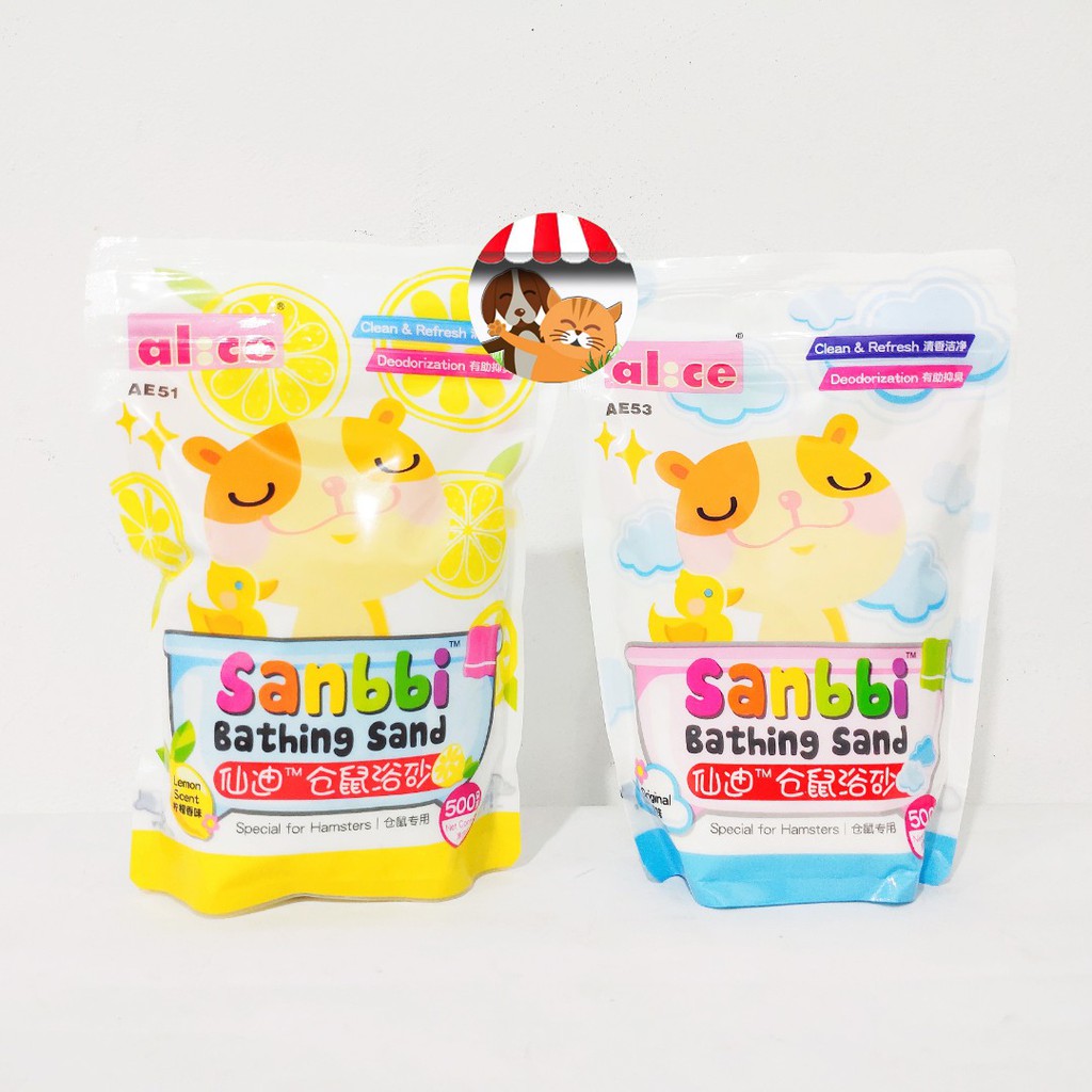 Pasir Mandi Hamster Alice Sanbbi Bathing Sand 500gr - Pasir Wangi Hamster