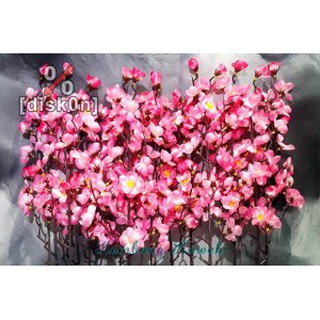 Bunga Sakura artificial impor mei hwa plastik imitasi Bunga Sakura artificial impor mei hwa plastik imitasi