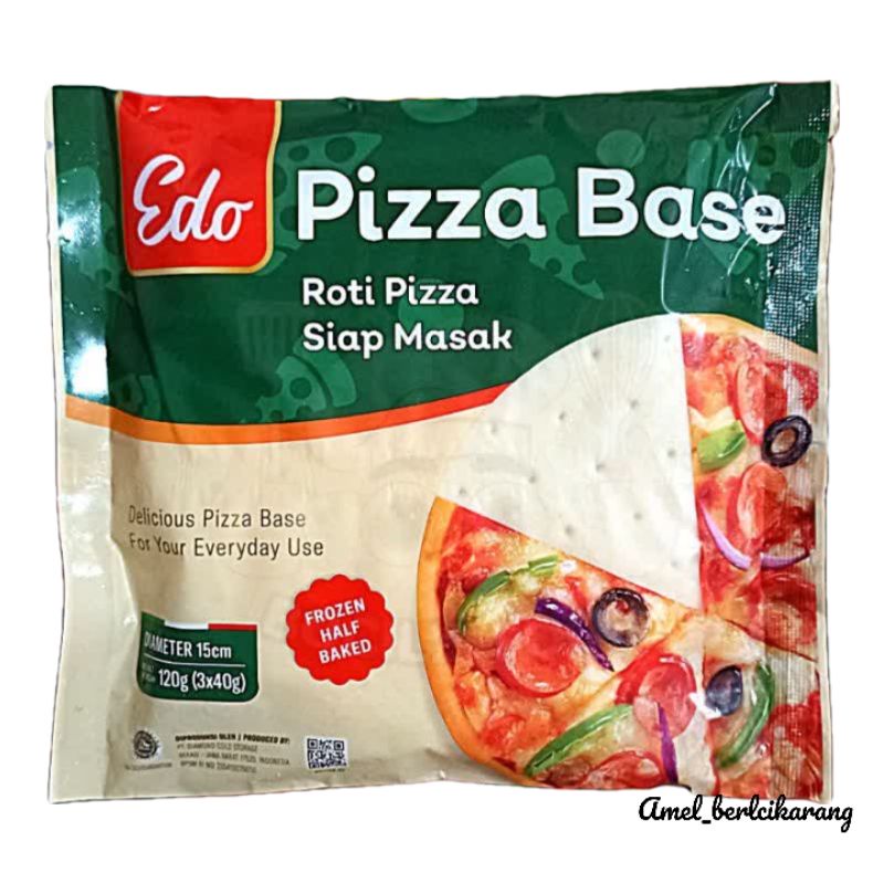 

Edo Pizza Base Makanan Instan Beku Diameter 15 cm isi 3 pcs / Pizza Mini italy