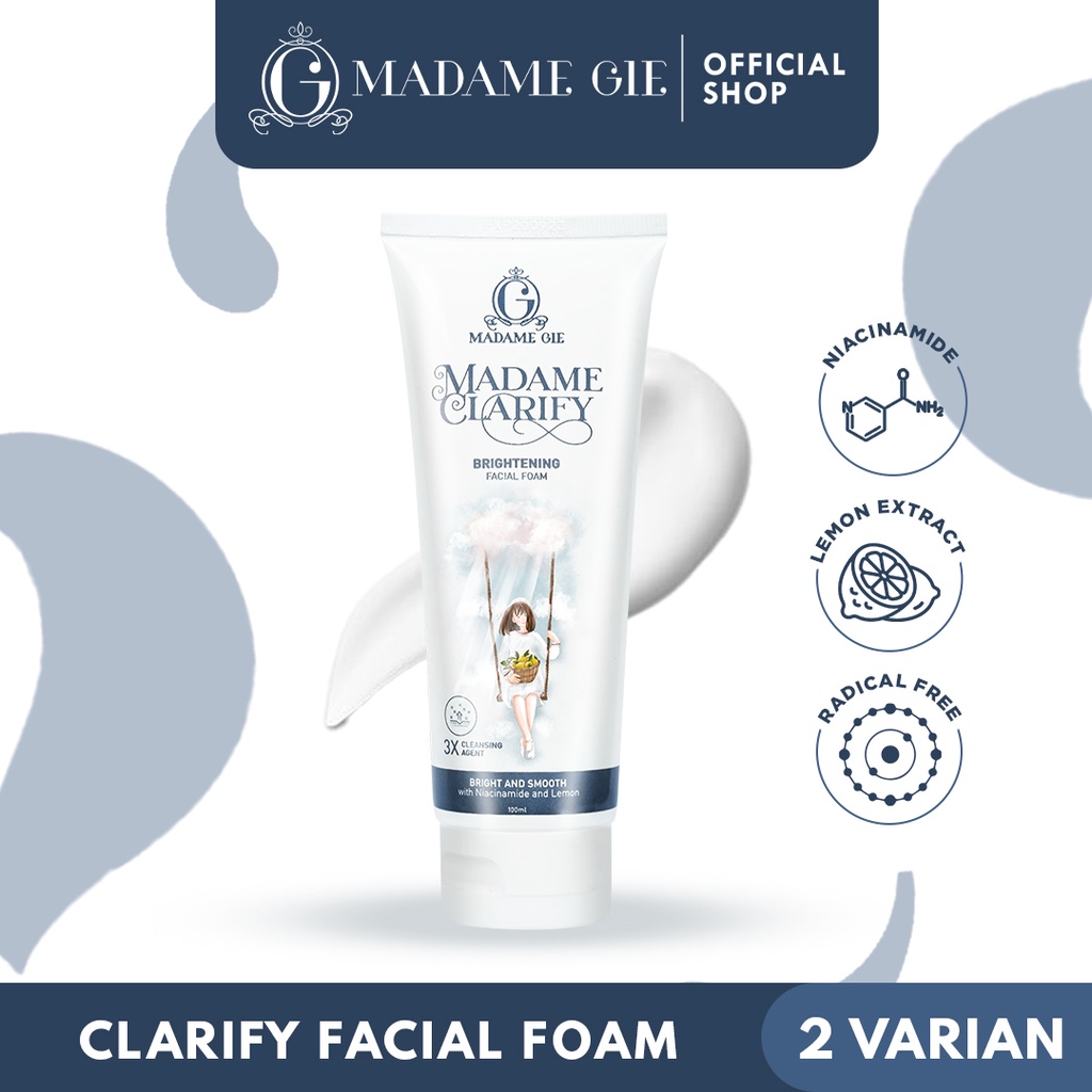 Madame Gie Madame Clarify Facial Foam - Skin Care Pembersih Wajah