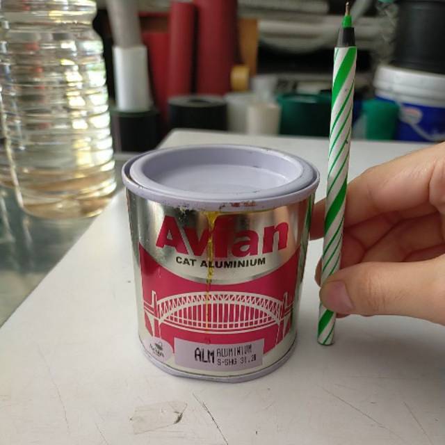 Cat avian aluminium paint 200 cc cat silver aluminium chrome