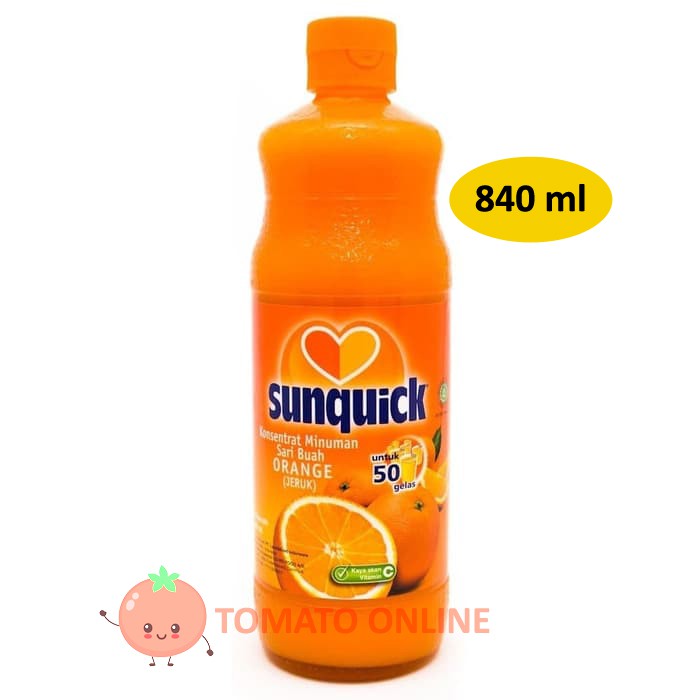 Sunquick Orange Jeruk Botol Jumbo 840 ml / 840ml