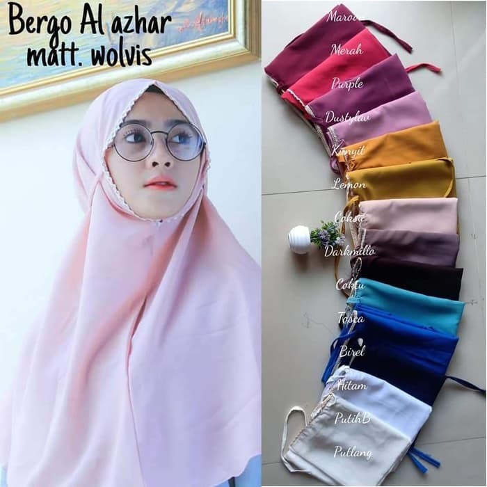 BERGO RENDA MARYAM WOLFIS/KHIMAR RENDA/HIJABINSTAN