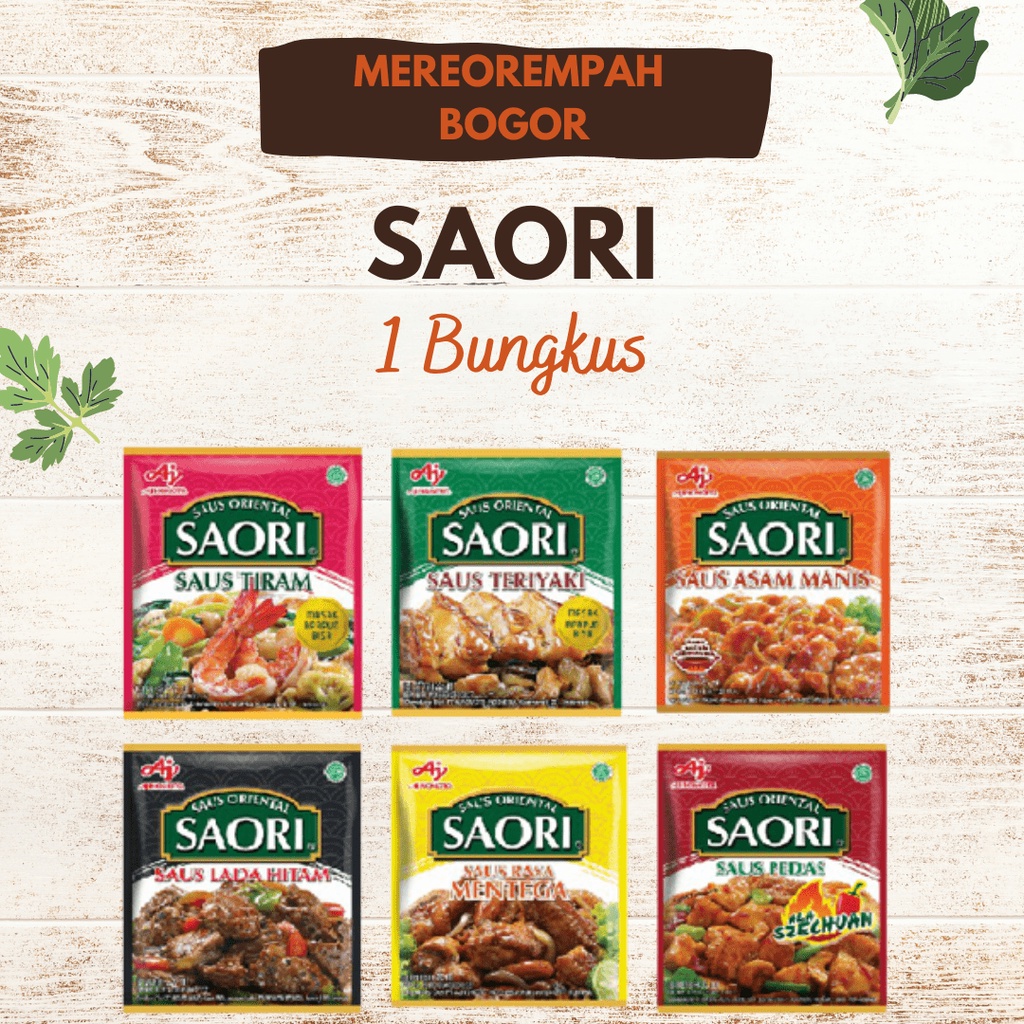 

SAORI SAUS TIRAM WARUNG SAYUR CIOMAS BOGOR