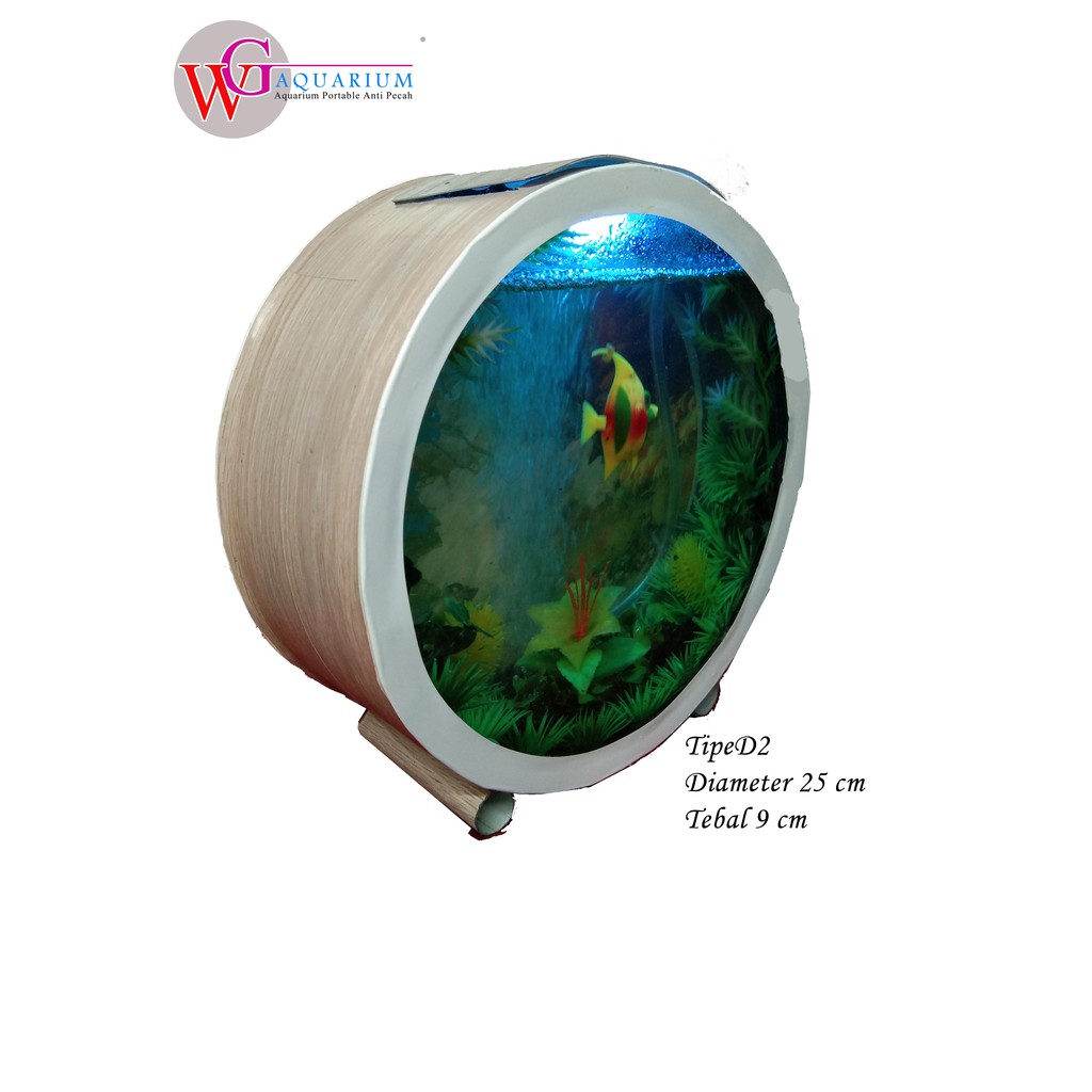  Aquarium  dinding  wg aquarium  tipe D2 Shopee Indonesia