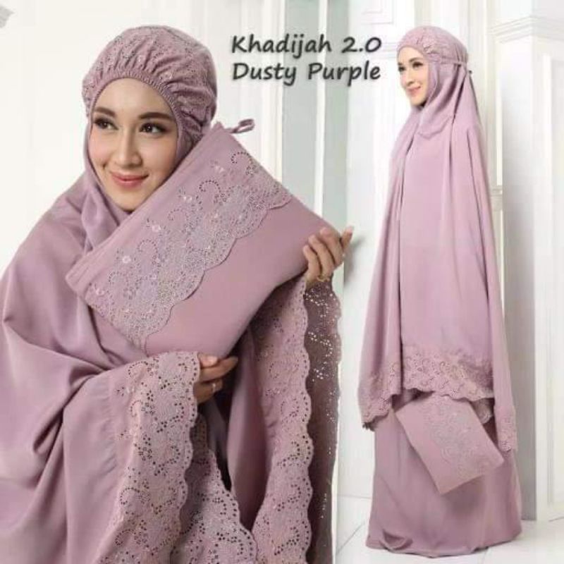 COD-Mukena dewasa telekung siti Khadijah jumbo terlaris