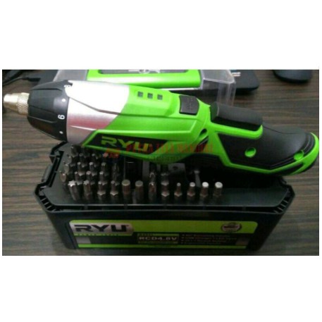 Tekiro Ryu Cordless Drill Screwdriver / Mesin Bor Baterai 4.8V With Acc + Box Case