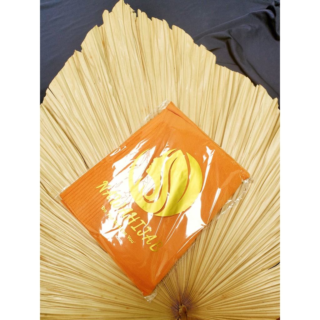 [BISA COD] KHIMAR RAUDAH JUMBO  2 LAYER FREE BROS / HIJAB SYARI / KERUDUNG JILBAB 2 LAYER TERBARU-ORANGE