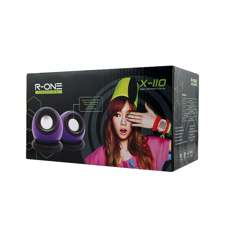 Speaker R-ONE AUDIO SPEAKER USB R-ONE X-110 For PC, LAPTOP, GADGET