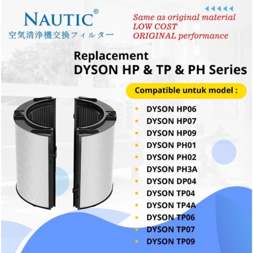 Filter Dyson Purifier Pure cool TP06 TP07 TP09 2in1 HEPA Carbon Filter Replacement Dyson Filter Kompatibel