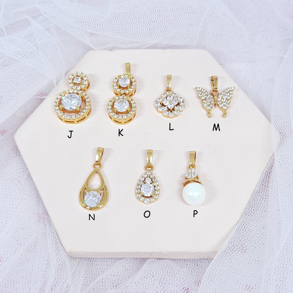 Liontin Kalung Permata Replika Berlian Mewah Lapis Emas Xuping - BP015