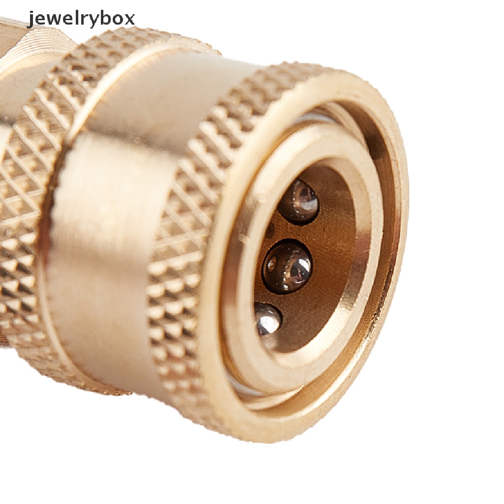 (jewelrybox) Sambungan Selang Air Tekanan Tinggi 1 / 4 Bahan Tembaga