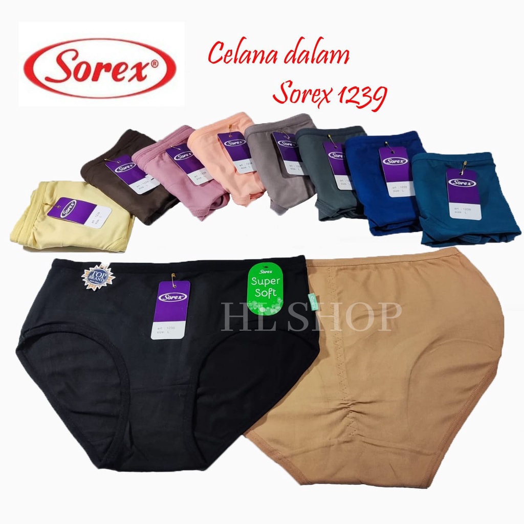 Sorex CD Wanita Basic 1239 Super Soft Lembut Harga Per 1 pieces