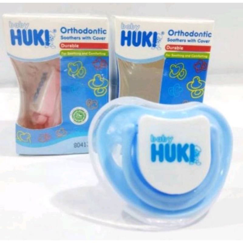 HUKI Empeng Deluxe Orthodontic Soother with Cover