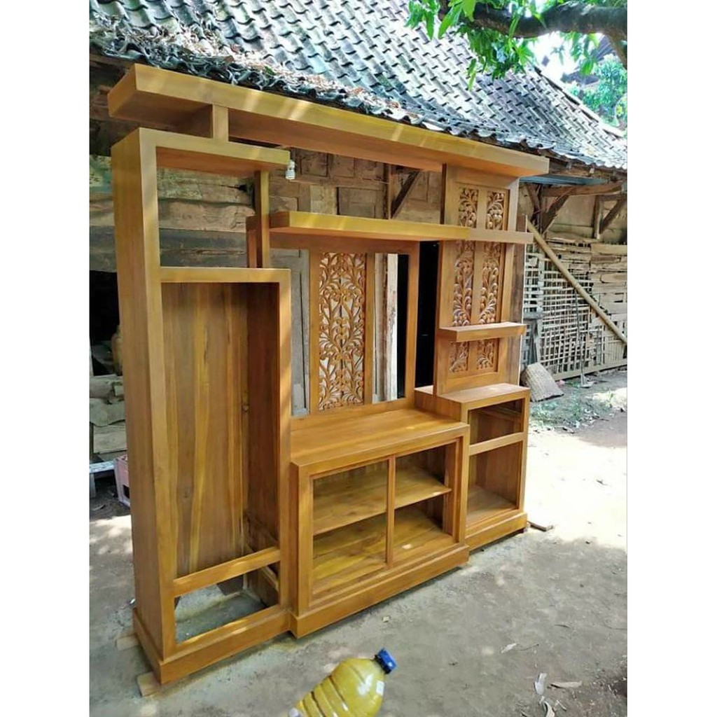lemari   partisi  lemari hias