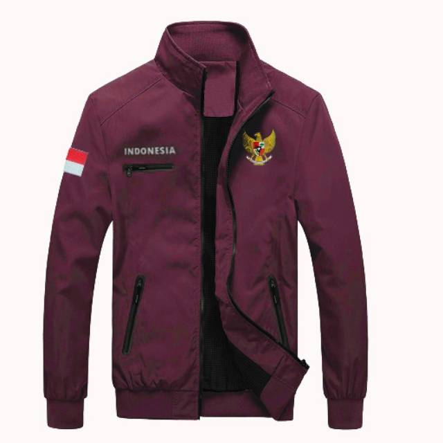 Jaket Merah marun Garuda