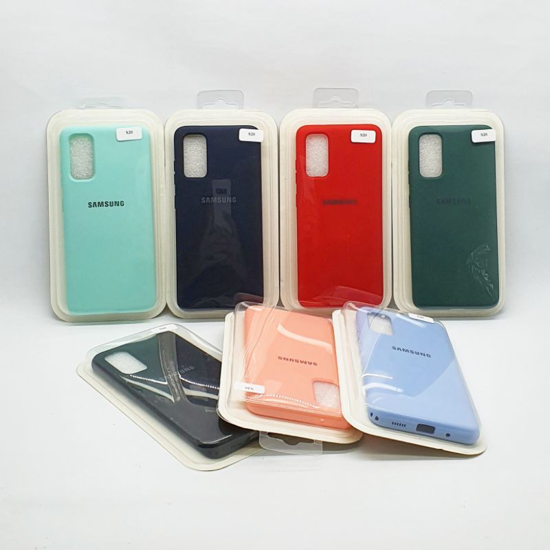 Samsung S20 Silicone Macaron Case / Soft Case Dove Candy / Silikon Macaron Case