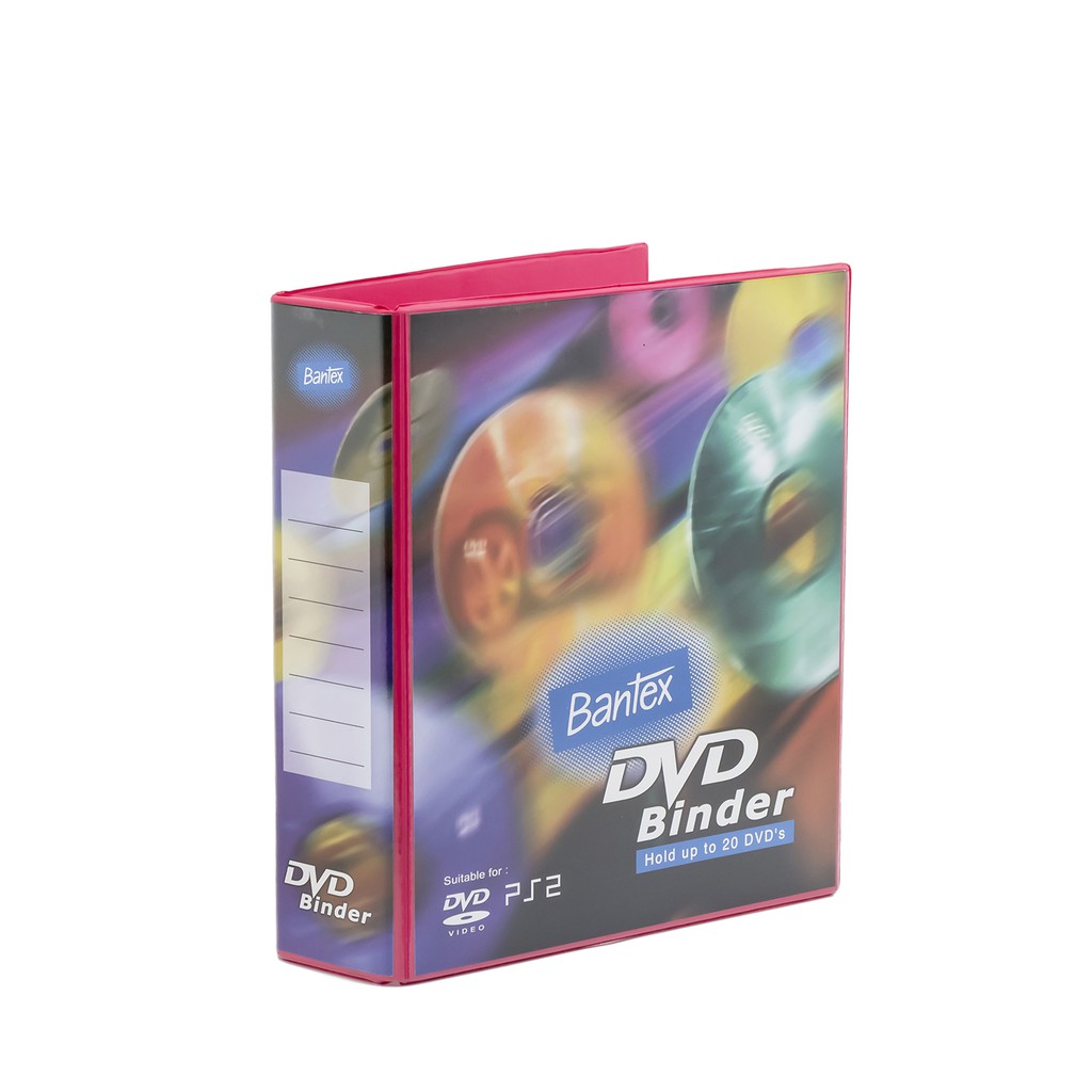 

[Zada] Bantex DVD Binder 2 Ring 40mm (Including 5 Sheets Pockets) Melon 8541 63