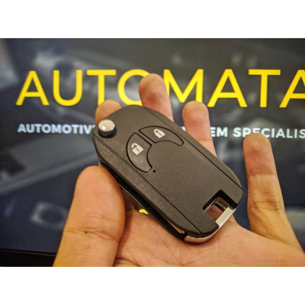Casing Cover Kunci Lipat Flip Key Mobil Datsun Go Nissan 2 Tombol