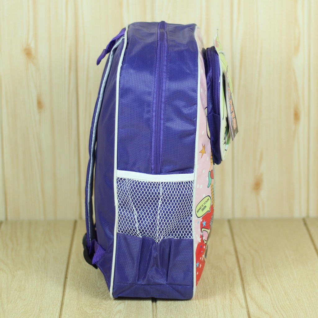 Tas Anak Kepala Lol Ungu Ransel Karakter Lucu Cewek Sekolah TK PAUD Fashionable Trendy Kuat Awet