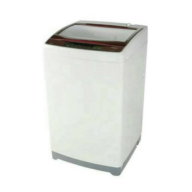 Mesin Cuci Top Loading AQUA 9 Kg AQW-98DD Hitam - Hijab Wash & Batik Care