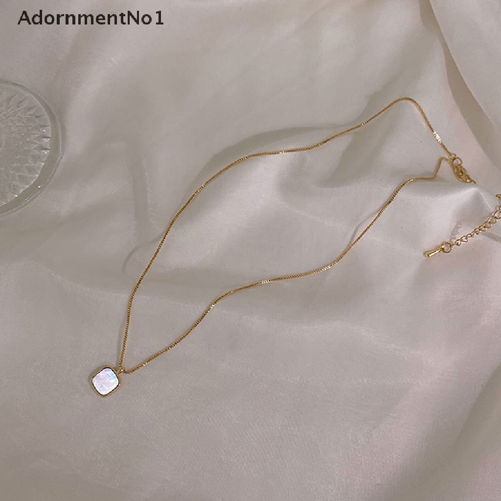 (AdornmentNo1) Kalung Rantai Dengan Liontin Hati + Berlian Imitasi Untuk Wanita