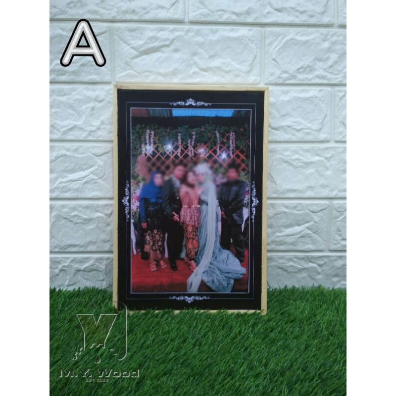 Cetak Foto + Bingkai Kayu Jati Belanda