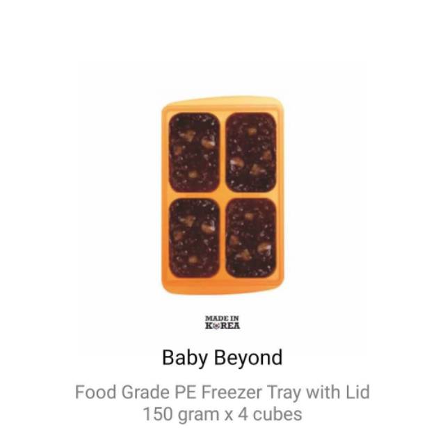 Baby Beyond PE Freezer Tray150g x 4cubes / 50g x 6cubes / Kotak Penyimpanan Mpasi Anak Bayi