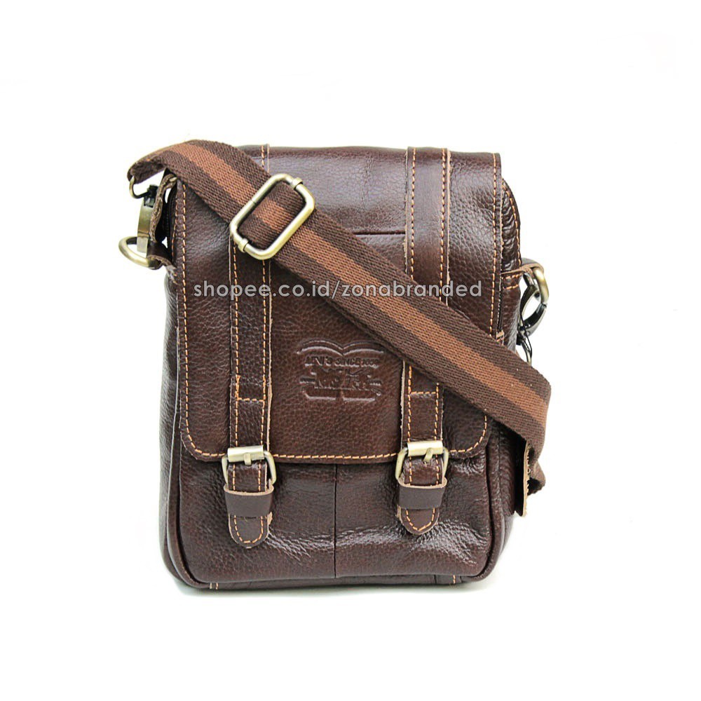 Levis Slingbag - Tas Selempang Import Pria Kulit Asli Branded - SL1100