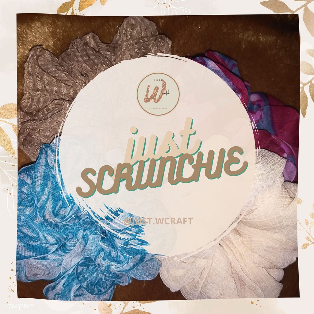 Scrunchie Hijab Motif by just.wcraft